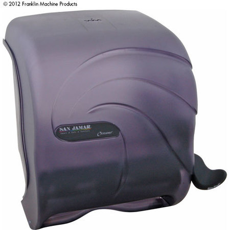 SAN JAMAR Dispenser, Towel , Lever, Black T990TBK